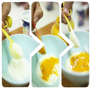 Tinh Bột Nghệ làm mặt nạ cho phái đẹp